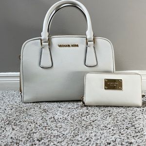 Michael Kors purse and matching wallet